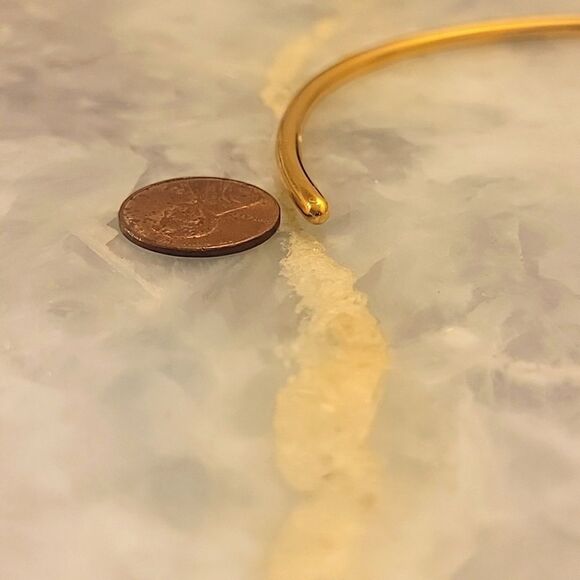 NEW Gorjana Emma Collar Necklace Choker 18k Gold Coquette Sexy Minimalist Edgy - Picture 6 of 7
